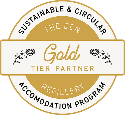 Sustainable & Circular Accommodation Program, Gold Tier Partner, The Den Refillery